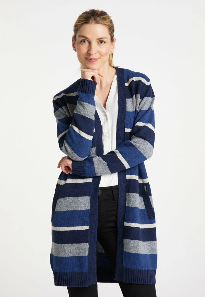 USHA FENIA - Gilet - Marine Mehrfarbig 1 USHA FENIA - Gilet - Marine Mehrfarbig