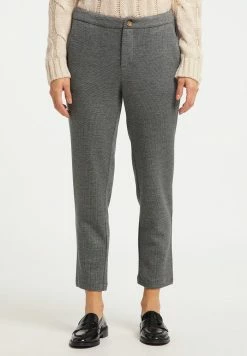 Usha STOFFHOSE - Chino - Schwarz Grau