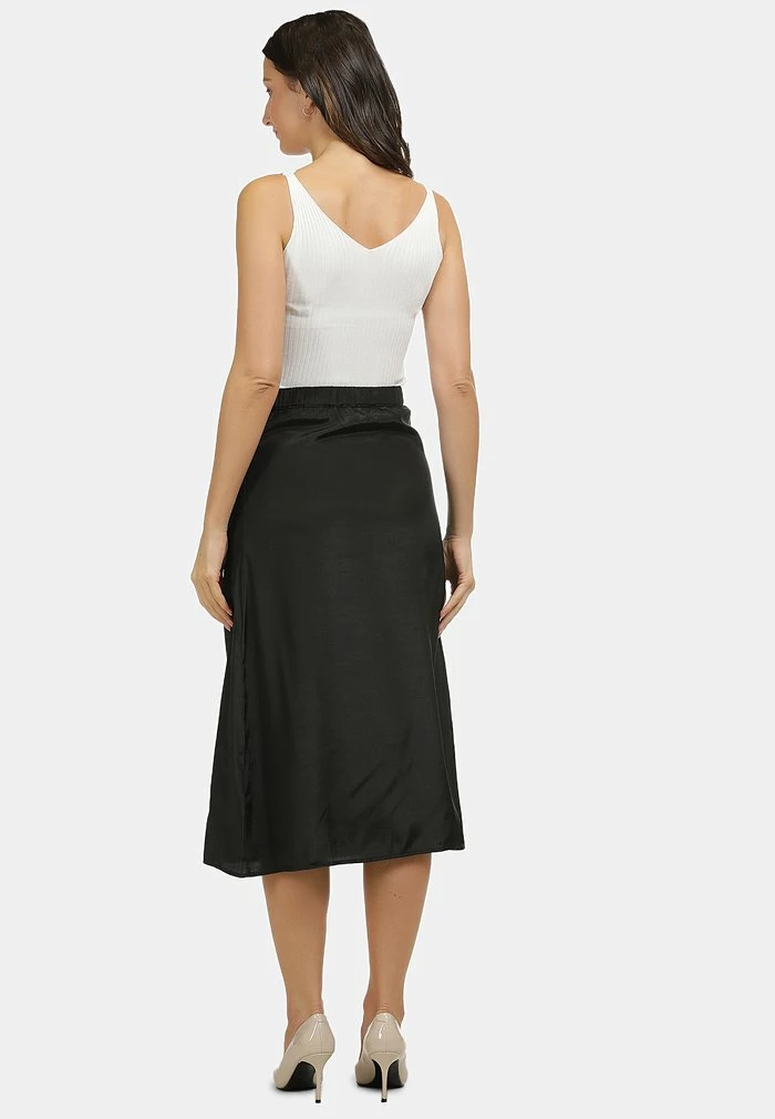 Usha Jupe Trapèze - Schwarz 3 Usha Jupe Trapèze - Schwarz – Image 3