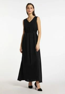 Usha Robe Longue - Schwarz