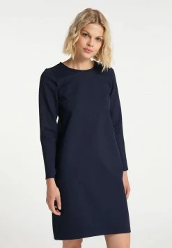 Usha Robe En Jersey - Marine