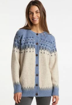 USHA FENIA - Gilet - Blau Mehrfarbig