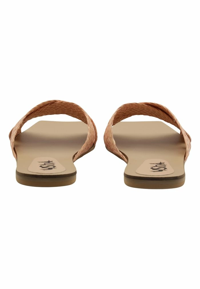 Usha Mules - Beige, Light Brown 4 Usha Mules - Beige, Light Brown – Image 4