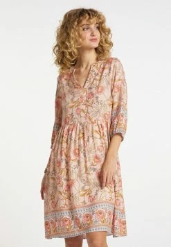 Usha Robe De Jour - Rosa Mehrfarbig