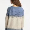 USHA FENIA - Pullover - Blau Mehrfarbig -Usha Elegant Magasin 5889382d33f54754b79af43729c4f95d