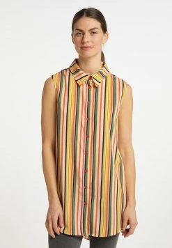Usha Chemisier - Aprikose Mehrfarbig