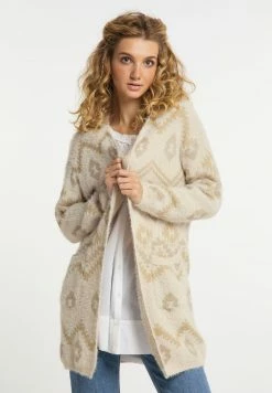 USHA CARNEA - Gilet - Beige Mehrfarbig