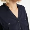 Usha Blouse - Marine -Usha Elegant Magasin 5e9ca32484cc4be98b525e99dca84997