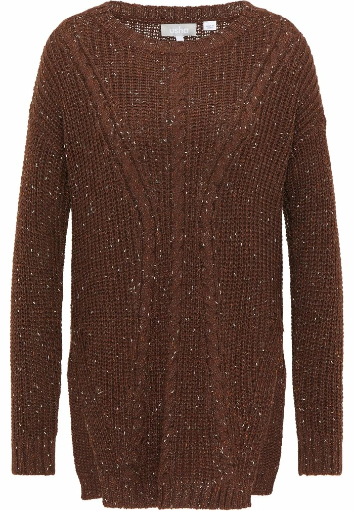 Usha Pullover - Dunkelbraun 5 Usha Pullover - Dunkelbraun – Image 5