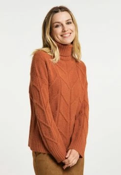 USHA RAKATA - Pullover - Rostrot