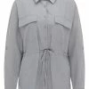 Usha Chemisier - Grau -Usha Elegant Magasin 60f8363ad7a44d23ad3614a398266cce