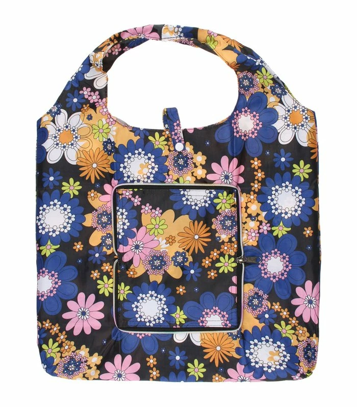 Usha Cabas - Blue/orange/black 1 Usha Cabas - Blue/orange/black