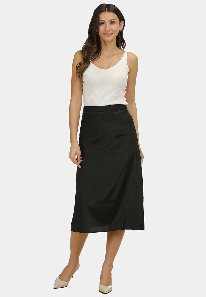 Usha Jupe Trapèze - Schwarz 2 Usha Jupe Trapèze - Schwarz – Image 2