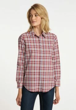 USHA FENIA - Chemisier - Rot Mehrfarbig