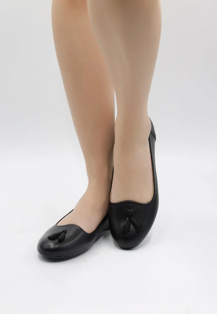 Usha Ballerines - Schwarz 1 Usha Ballerines - Schwarz