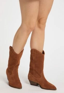 Usha Bottines Compensées - Cognac