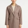 Usha Manteau Classique - Taupe -Usha Elegant Magasin 6ceec88c9aee48e3a107c578c0a56644