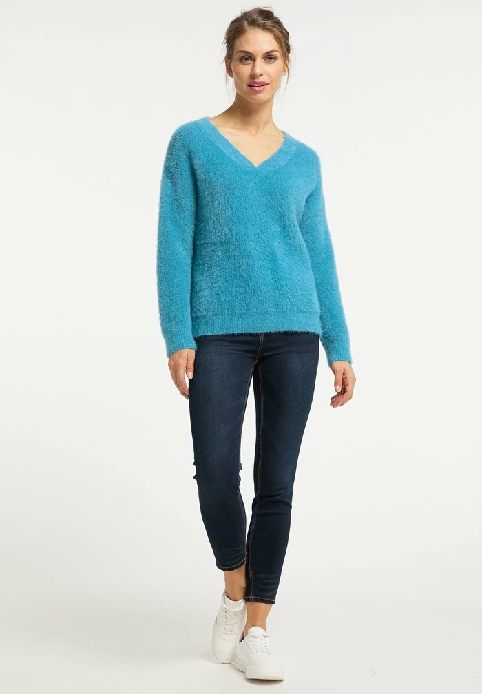 Usha Pullover - Türkis 2 Usha Pullover - Türkis – Image 2