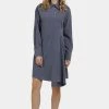 Usha Robe Chemise - Denim Blau -Usha Elegant Magasin 6f75834e5ea24e5787da383283253774