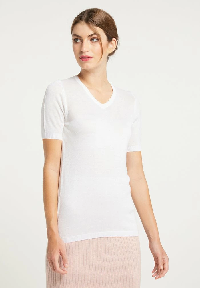 Usha T-shirt Basique - Weiss 1 Usha T-shirt Basique - Weiss