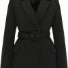 Usha Manteau Classique - Schwarz -Usha Elegant Magasin 6fb1d26c68e84391a86fb8ff2349a4a7