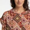 Usha Blouse - Rost Mehrfarbig -Usha Elegant Magasin 70600e84e4c94bf09c4a757bb8ffb25b