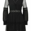 Usha Robe De Jour - Schwarz -Usha Elegant Magasin 7121b6cd86b34f319a9d8102c0f17fc2