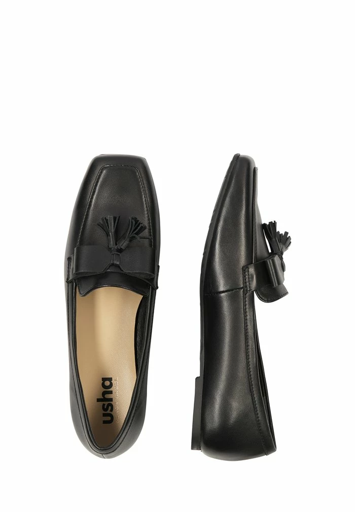 Usha Mocassins - Schwarz 4 Usha Mocassins - Schwarz – Image 4