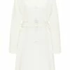 Usha Manteau Classique - Weiss 9 Usha Manteau Classique - Weiss -Usha Elegant Magasin 74d38d4486b54566a6034b8deba09571