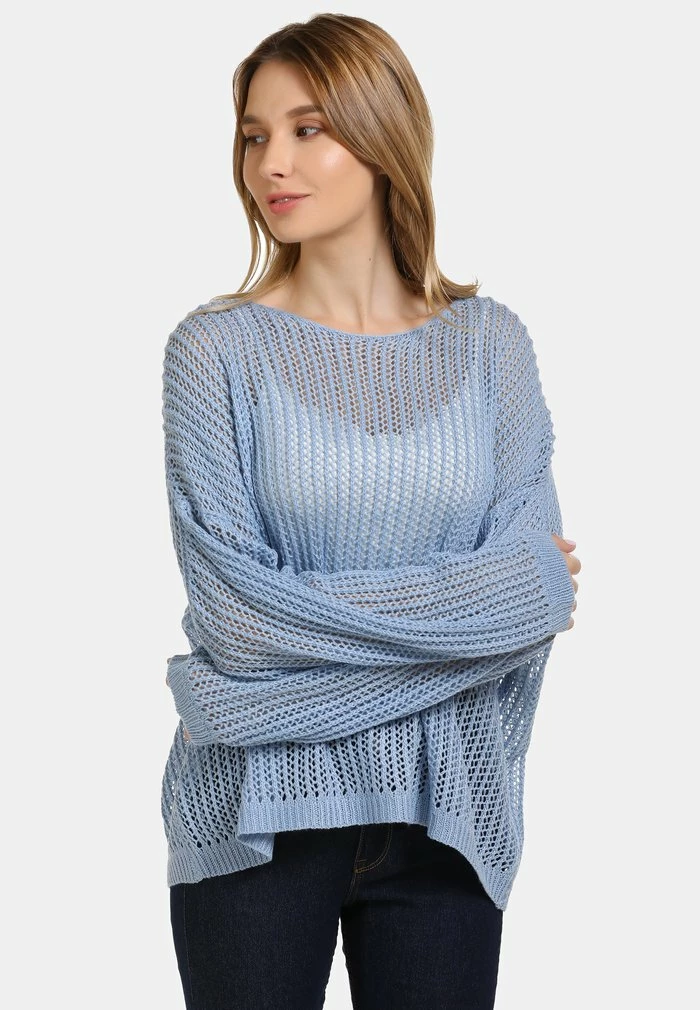 Usha Pullover - Light Blue 1 Usha Pullover - Light Blue