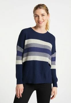 USHA FENIA - Pullover - Marine Mehrfarbig