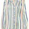 Usha Blouse - Blau Grün Mehrfarbig 9 Usha Blouse - Blau Grün Mehrfarbig -Usha Elegant Magasin 7d324927aa6a46eab87edb75ca4fac4c