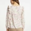 Usha Blouse - Weiss Mehrfarbig -Usha Elegant Magasin 7d515563ca5244b4b681adcd80ee99fa