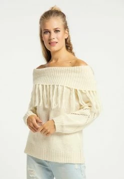Usha Pullover - Wollweiss