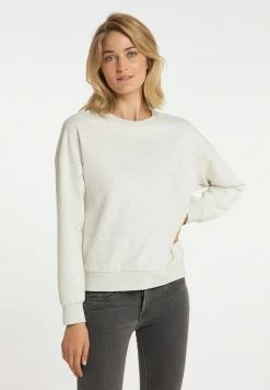USHA FENIA - Sweatshirt - Wollweiss Melange