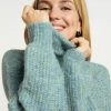 USHA SIVENE - Robe Pull - Grün Melange -Usha Elegant Magasin 8003e4d3011f4a3dac22d9fbf99f4db9