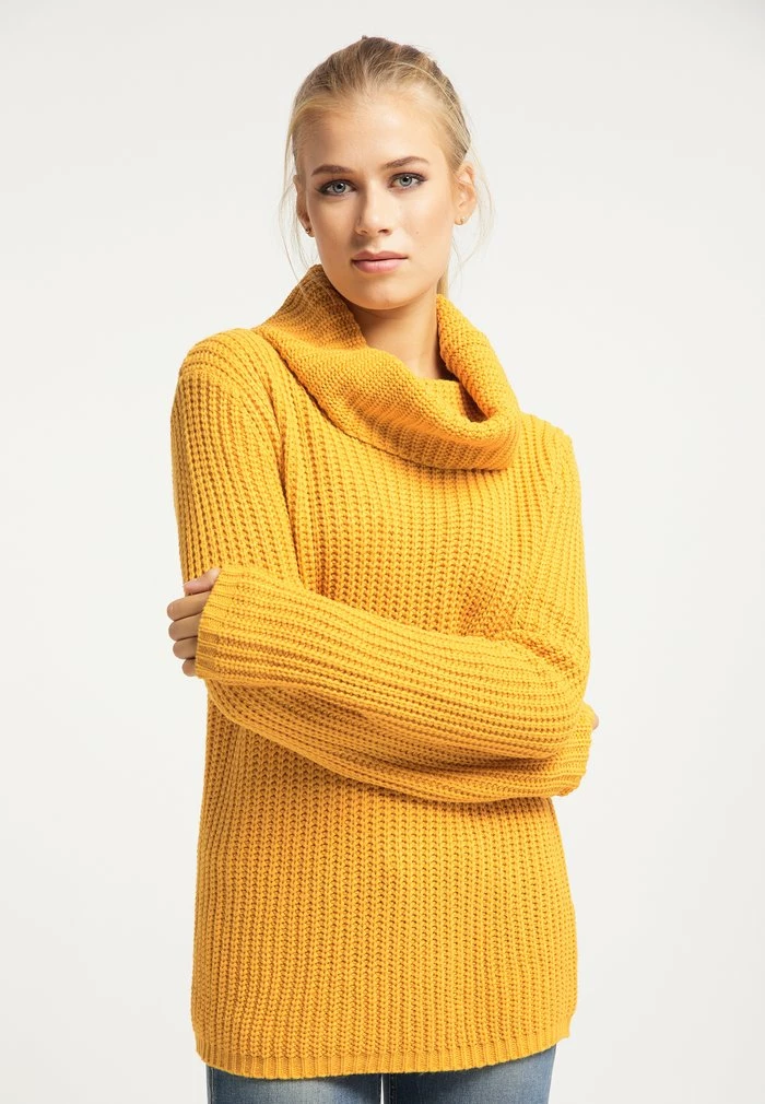 Usha Pullover - Senf 1 Usha Pullover - Senf