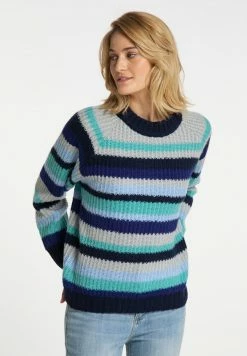 USHA LYNNEA - Pullover - Marine Mehrfarbig