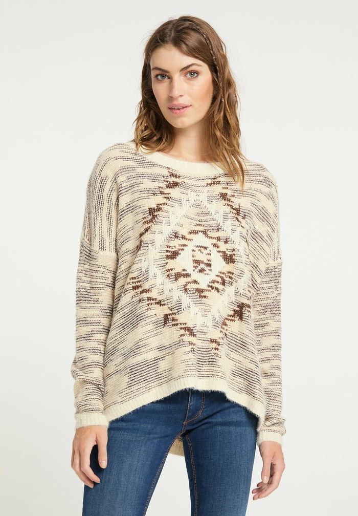 Usha Pullover - Dunkelbraun 1 Usha Pullover - Dunkelbraun