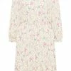 Usha Robe De Jour - Weiss Mehrfarbig -Usha Elegant Magasin 88f6189b057f422f8fba6a10de073bb4