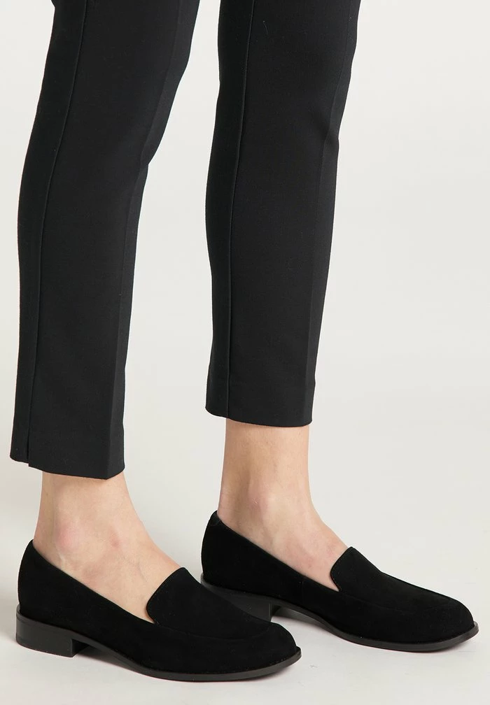 Usha Mocassins - Black 1 Usha Mocassins - Black