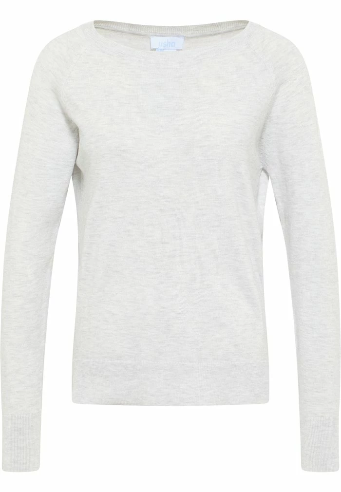 USHA FENIA - Pullover - Hellgrau Melange 5 USHA FENIA - Pullover - Hellgrau Melange – Image 5