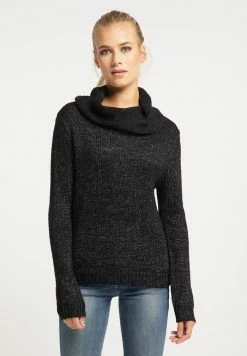 Usha Pullover - Schwarz Melange