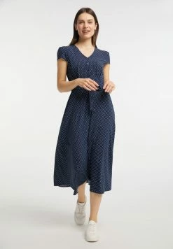 Usha Robe Chemise - Marine