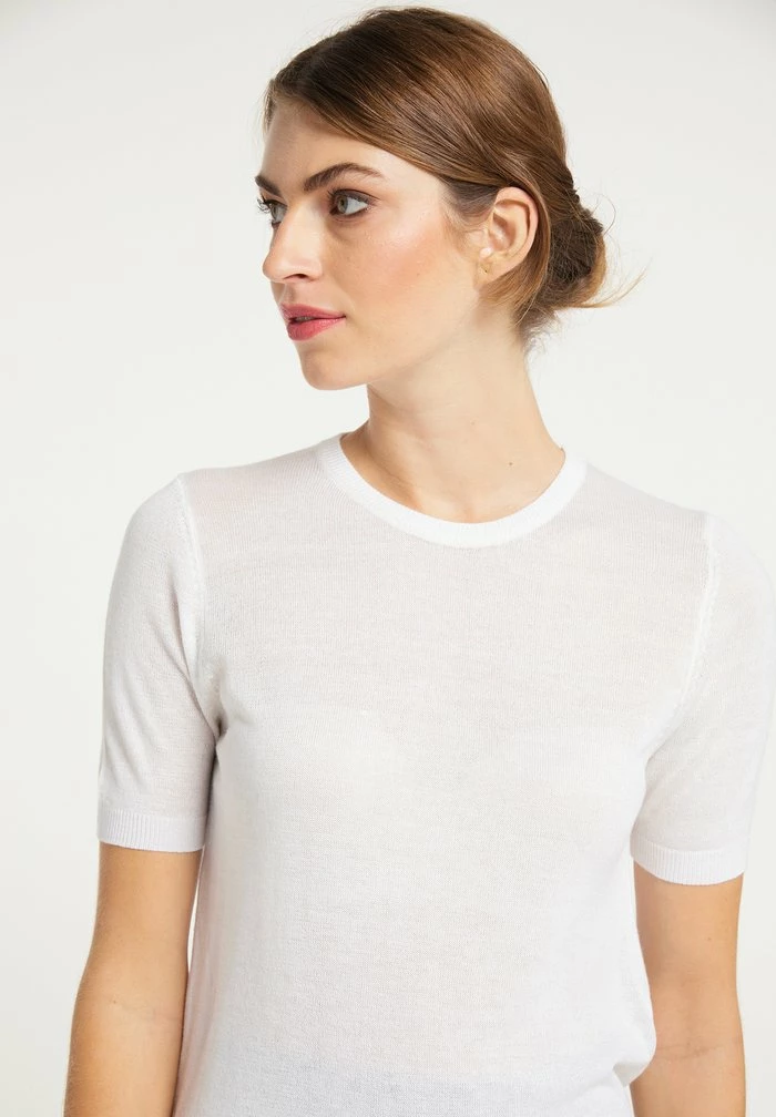 Usha T-shirt Basique - Weiss 4 Usha T-shirt Basique - Weiss – Image 4