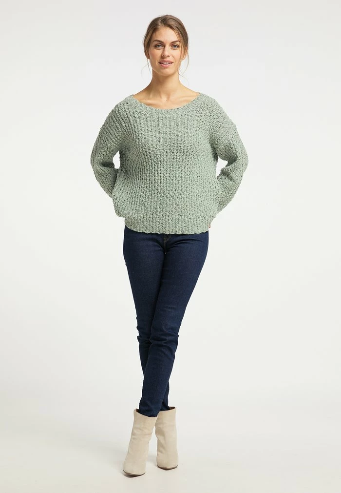 Usha Pullover - Türkis 2 Usha Pullover - Türkis – Image 2