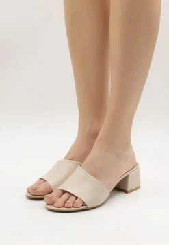 Usha Mules à Talons - Beige