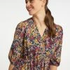 Usha MIT BLUMENPRINT - Robe De Jour - Grün Mehrfarbig -Usha Elegant Magasin 92ffc059ce204cfe82ced4eb2f9ae253
