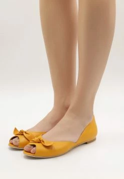 Usha Ballerines à Bout Ouvert - Gelb