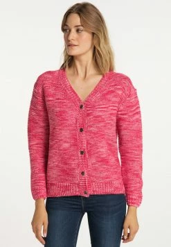 USHA LYNNEA - Gilet - Rot Mehrfarbig